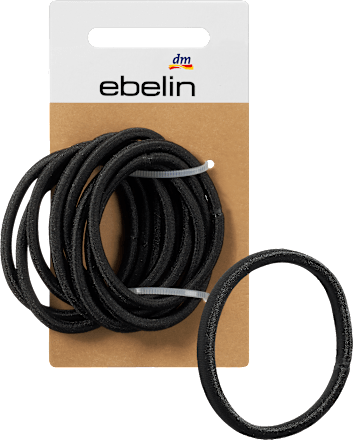 Haargummis schwarz ebelin