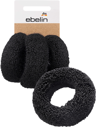 Haargummis schwarz ebelin