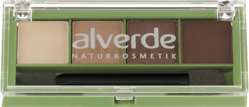 Quattro paleta sjenila za oči – 37 Chocolate alverde NATURKOSMETIK