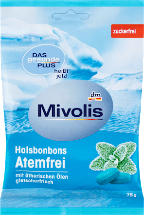 Bonbon, Atemfrei, zuckerfrei Mivolis
