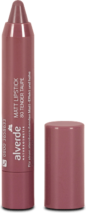 Ajakrúzs Matt Tender Taupe 80 alverde NATURKOSMETIK