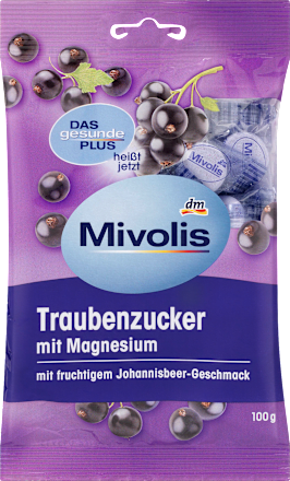 Traubenzucker Johannisbeere mit Magnesium Mivolis