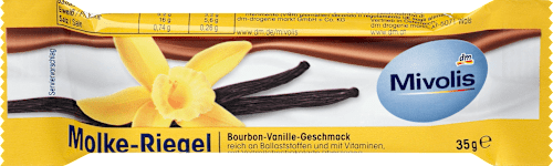 Molke-Riegel Bourbon-Vanille-Geschmack Mivolis