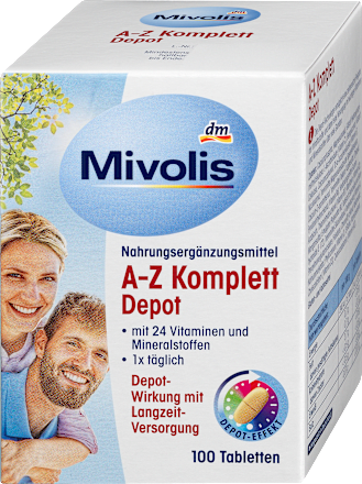 A-Z Komplett Depot, Tabletten, 100 St. Mivolis