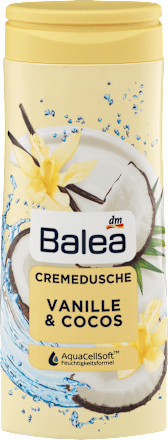 Cremedusche Vanille und Cocos Balea