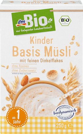 Kinder Basis Müsli ab 1 Jahr dmBio