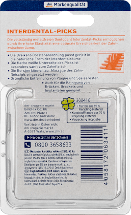 Interdental Picks Orange XS/S Dontodent