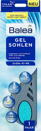 Gel Einlegesohlen Gr. 41-46 (1 Paar) Balea
