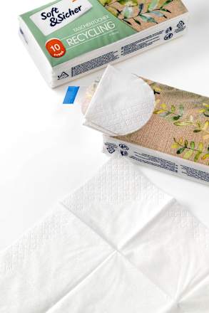 Taschentücher Recycling (15x10 St) Soft&Sicher