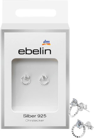 Srebrne kolczyki ebelin