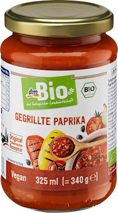 Tomatensauce gegrillte Paprika dmBio