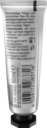 Körömbőr ápoló krém bio baobabolajjal alverde NATURKOSMETIK