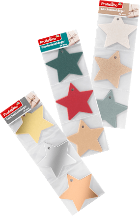 Geschenkanhänger Stern  Profissimo