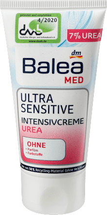 Intensivcreme Urea Ultra Sensitive Balea med
