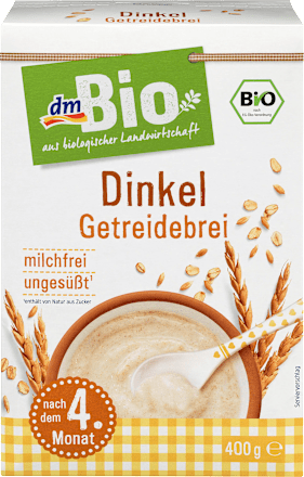 Dinkel Getreidebrei nach dem 4. Monat, 2x200g dmBio