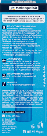 Augencreme Aqua Augen Roll-On Balea