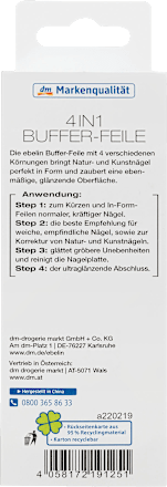 4in1 Buffer-Feile ebelin