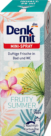 Mini-Spray Fruity Summer Nachfüllkartusche Denkmit