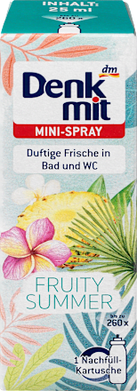 Mini-Spray Fruity Summer Nachfüllkartusche Denkmit