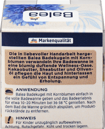 Badekugel sortiert Balea