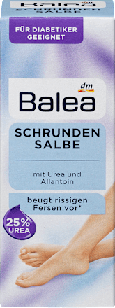 Fuß-Creme, Schrundensalbe mit 25% Urea Balea
