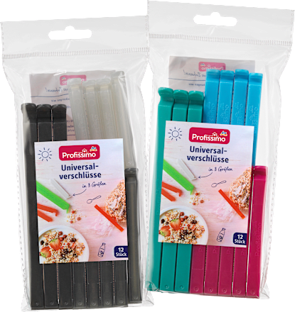 Universalverschlüsse in 3 Größen Profissimo
