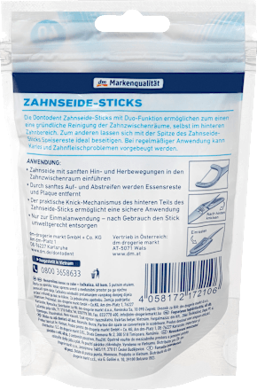 Zahnseide-Sticks mit Etui  Dontodent