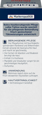 Tattoopflege Pflegesalbe  Balea