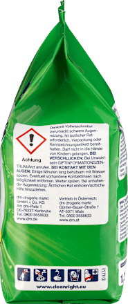 Vollwaschmittel Pulver für strahlendes Weiß Denkmit