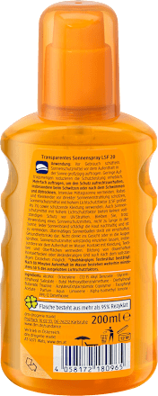 Spray do opalania transparentny SPF 20 SUNDANCE