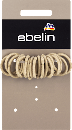 Haargummi klein beige ebelin