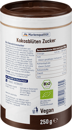 Zucker, Kokosblüten-Zucker dmBio