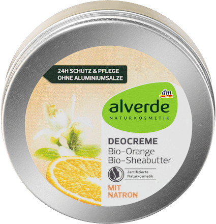 Deo Creme Bio-Orange Bio-Sheabutter alverde NATURKOSMETIK