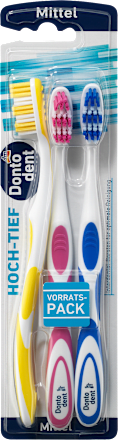 Zahnbürste Hoch-Tief mittel (Vorteilspack) Dontodent