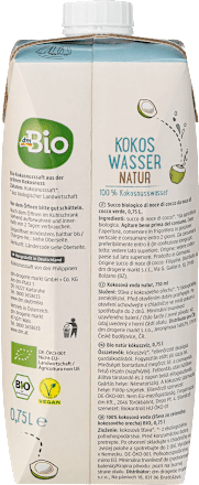 Kokos Wasser Natur dmBio