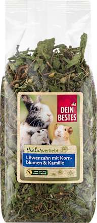 Nagersnack, Löwenzahn mit Kornblumen & Kamille, Naturverliebt Dein Bestes