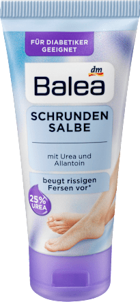 Fuß-Creme, Schrundensalbe mit 25% Urea Balea