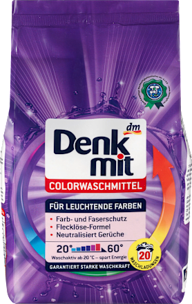 Colorwaschmittel Pulver Denkmit