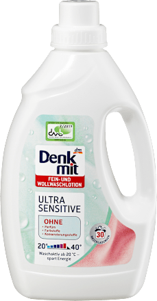 Fein- und Wollwaschlotion Ultra Sensitive Denkmit