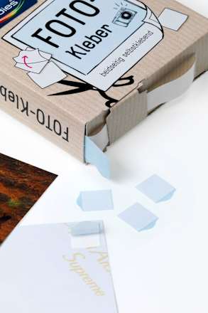 Samolepiace rohy na fotky, obojstranne lepiace Paradies