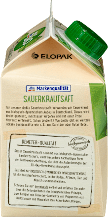 Direktsaft Sauerkraut dmBio