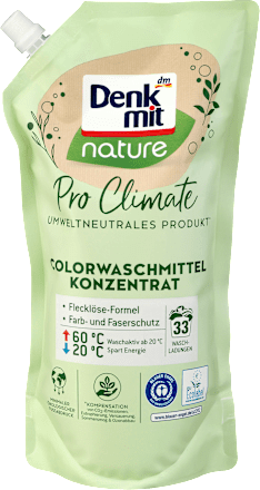 nature Pro Climate Colorwaschmittel Konzentrat Denkmit