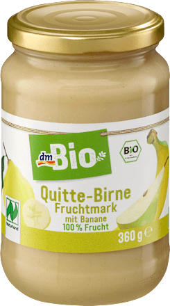 Fruchtmark Quitte, Birne & Banane dmBio