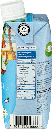 Trink Kokosmilch Pur ab 1 Jahr dmBio
