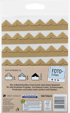 Fotoecken Kraftpapier  Paradies