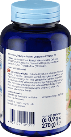 Kalcijum +  D3 tablete, dodatak ishrani Mivolis