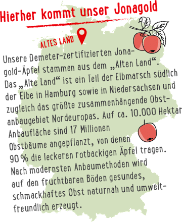 Direktsaft, Apfelsaft Jonagold dmBio