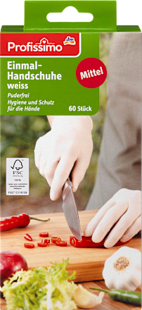 Einmal-Handschuhe Latex weiß Mittel Profissimo