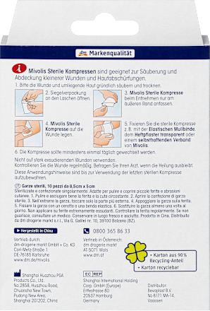 Sterile Kompressen Mivolis