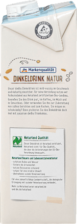 Pflanzendrink, Dinkel Drink natur dmBio
